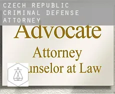 Czech Republic  criminal defense attorney