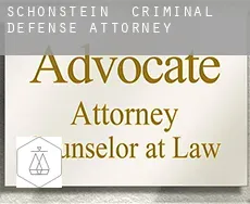 Schönstein  criminal defense attorney