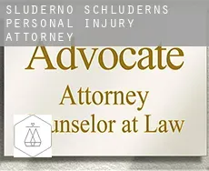 Schluderns personal injury attorney