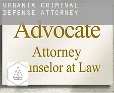 Urbania criminal defense attorney