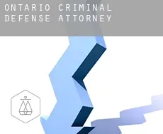 Ontario  criminal defense attorney