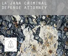 La Jana criminal defense attorney