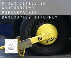 Other cities in Wojewodztwo Podkarpackie bankruptcy attorney
