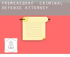 Fremersdorf  criminal defense attorney